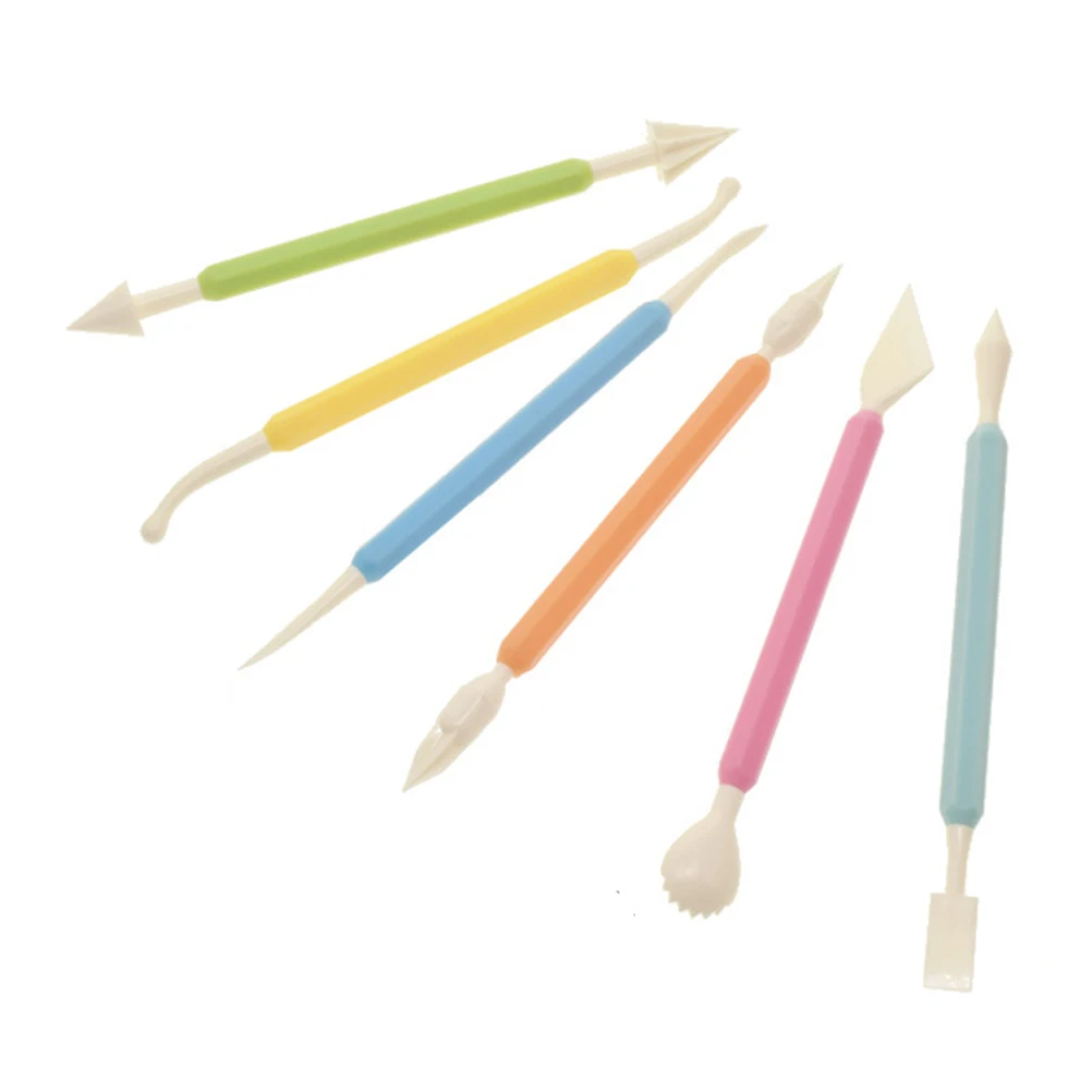 

9pcs Baking Tools Friendly ABS PP Cake Decorating Fondant Scraper Fudge Sugarcraft Cookies Craft Clays