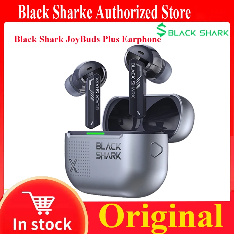 

Беспроводные Bluetooth-наушники Black Shark JoyBuds Plus, IPX5, водонепроницаемые, с активным шумоподавлением, 24 часа жизни, задержка, игровые наушники