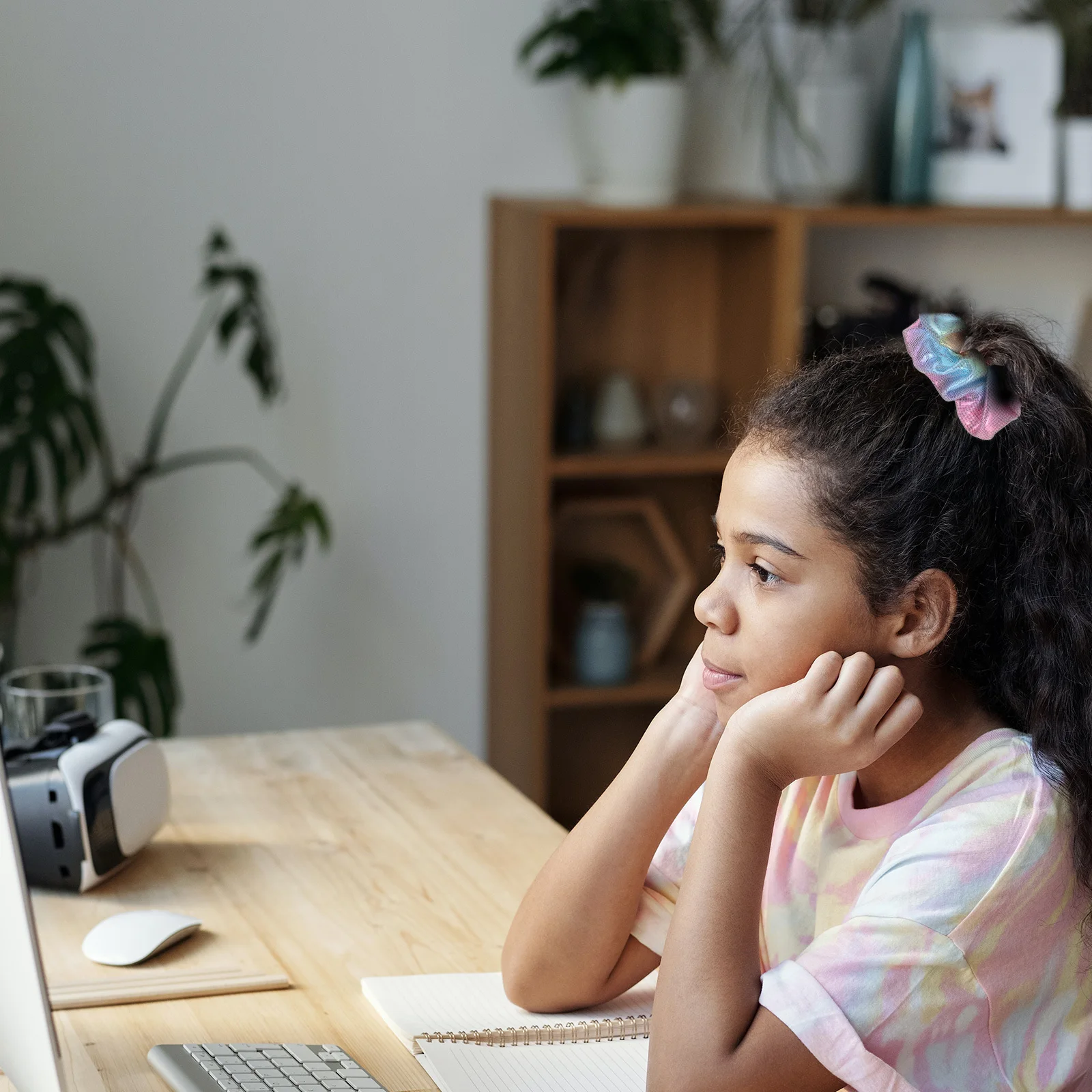 

10Pcs Gradation Color Hair Ties Unique Stylish Elastic Ponytail Holder Bands for Party Women Hair Accessories