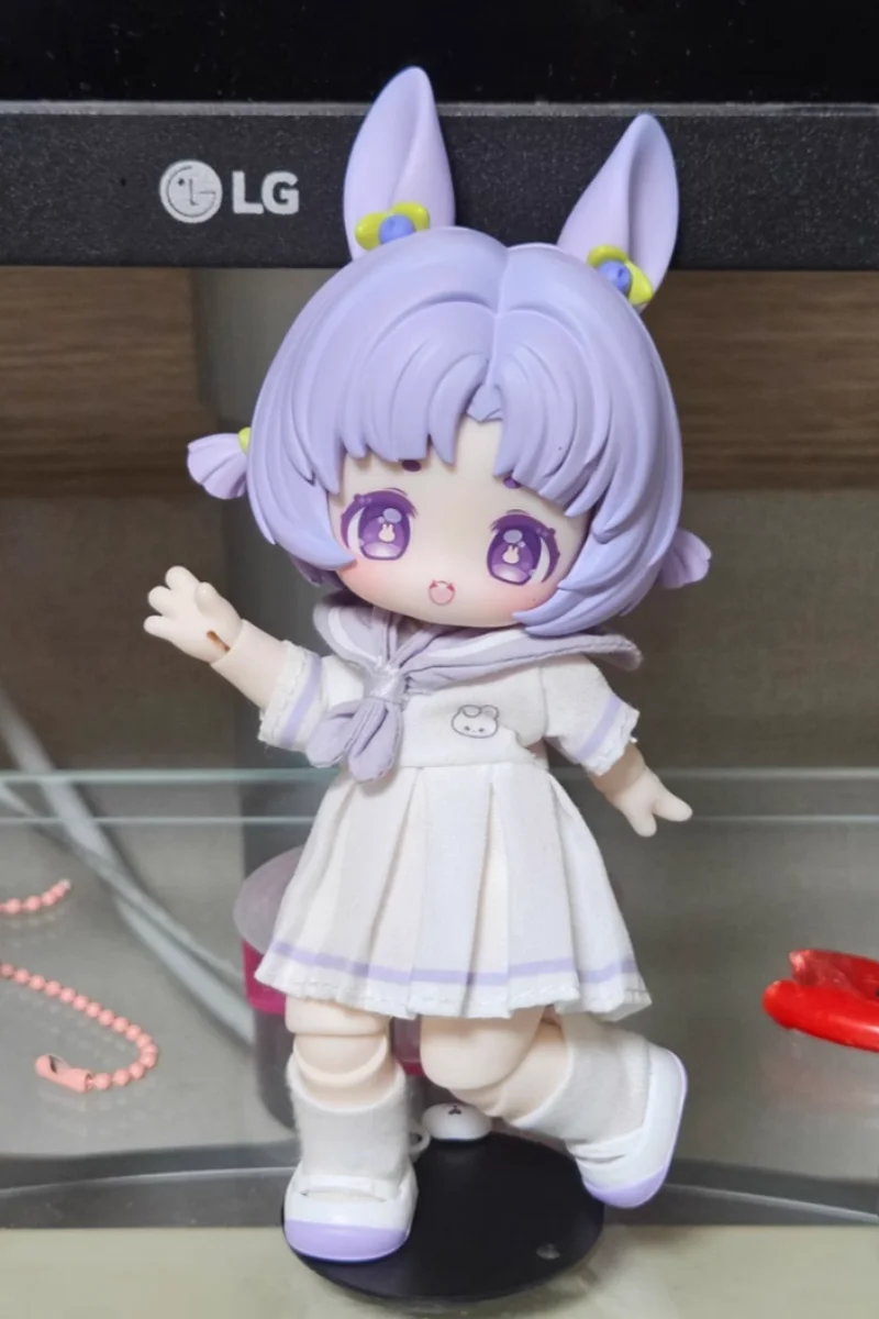 

New In Stock Genuine Come4free Kawaii Bonnie Rabbit 1/12 Dessert Kindergarten Series Blind Box Action Figure Bjd Ornament Gift