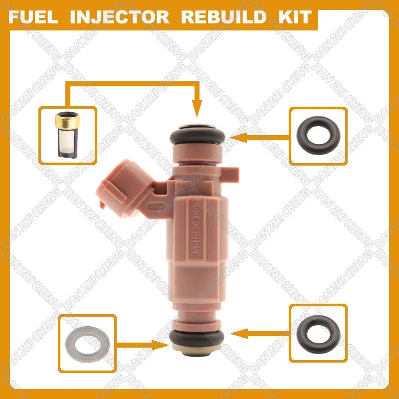 

Fuel Injectors Seals O-Ring Repair Filters for HYUNDAI I30 PD 1.4 Petrol G4LC ENGINE FUEL INJECTOR 35310-04090 2015-2020