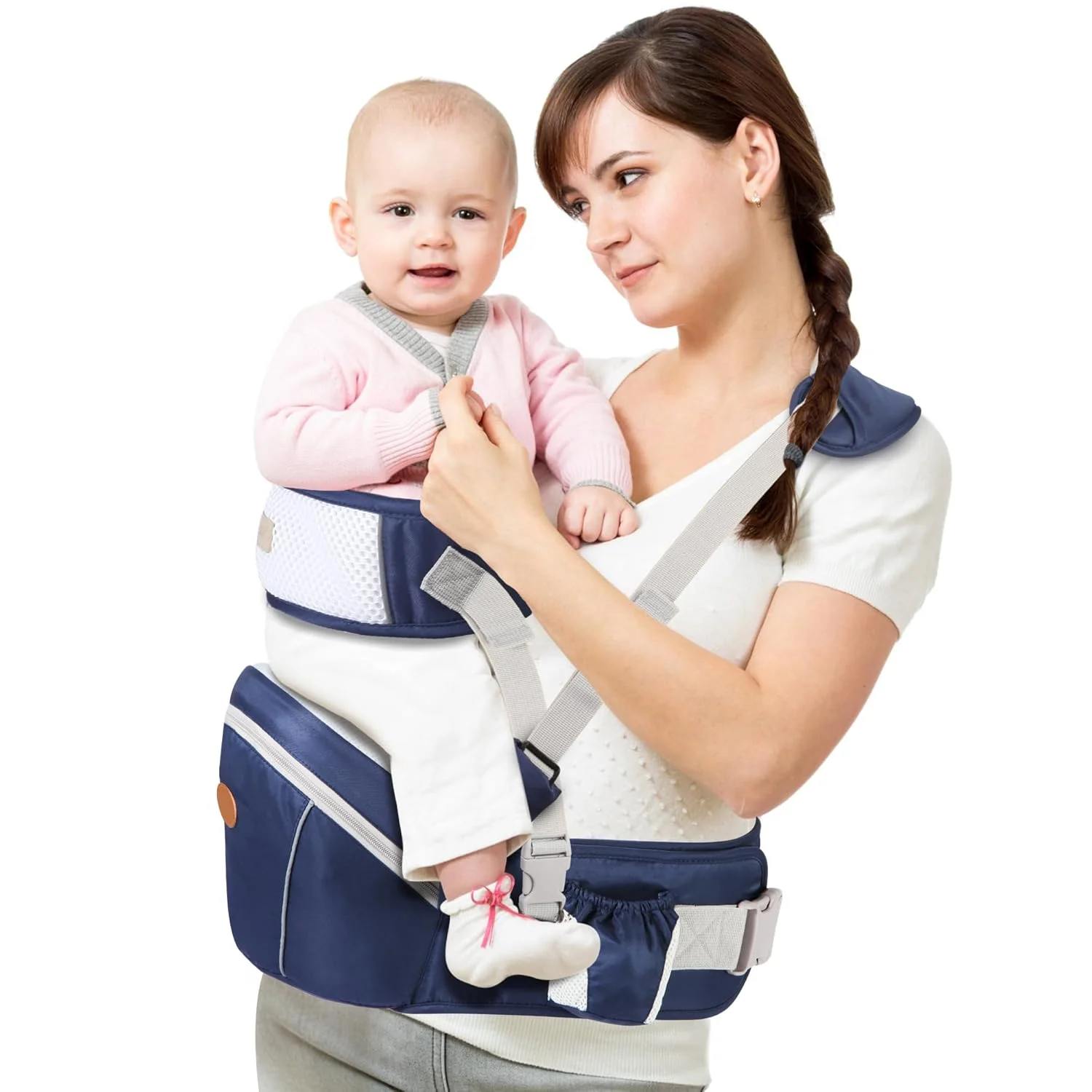 

Ergonomic Baby Carrier Portable Infant Kid Hip Seat Waist Stool Sling Front Facing Kangaroo Baby Wrap Carrier For Baby Gear