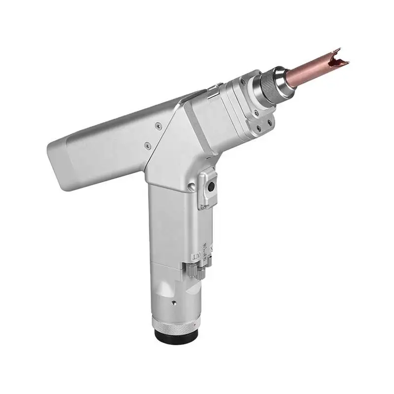 The hand-held laser welding gun is suitable for welding stainless steel and metal