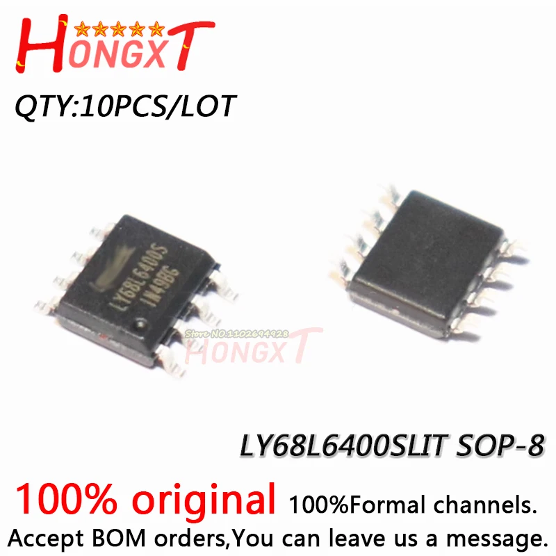 

10 шт. 100% Новинка ly68l6400slotted