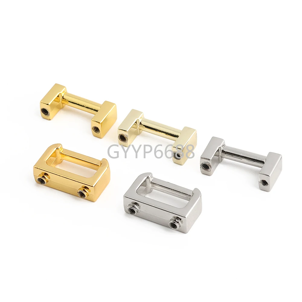 10/30/50PCS Metal Arch Bridge Bag Buckle With Washer For Handbag Strap D Ring Hook Side Clip Handle Connect Screw Accessories