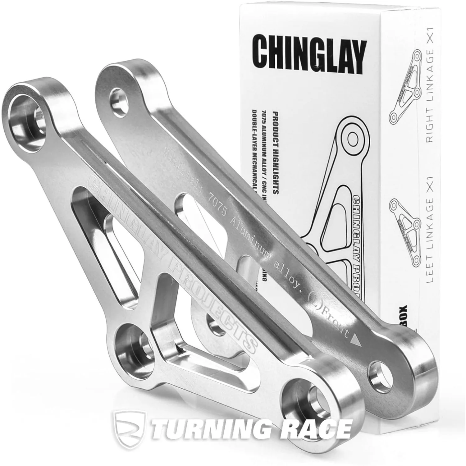 

CHINGLAY Rear Lowering Link Kit for Kawasaki Z900 2017+ & Z900RS CAFE 2018+ Accessories CNC Suspension Linkage, 30mm Drop