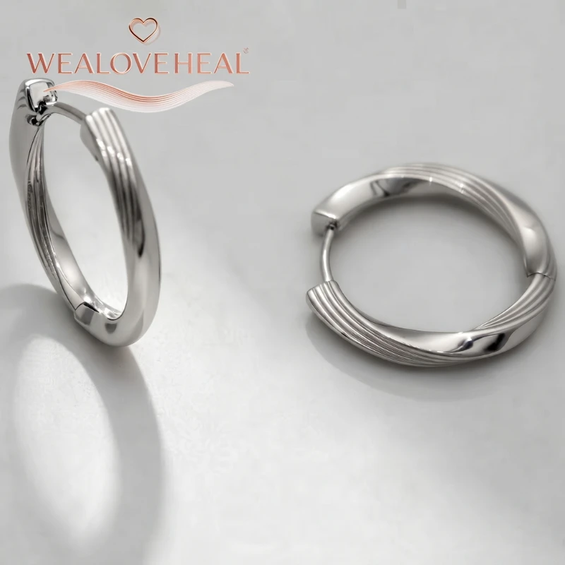 ohrringe damen, ohrringe, Rhodium-Plattierte Messing Geometrische Kleine Creolen für Damen 2026 Trendige Einfache Huggie Runde Ohrringe Geburtstags-Party Schmuck Geschenk – Detail 20