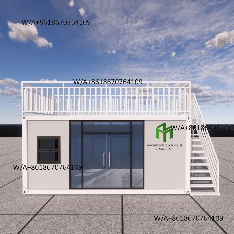 Hot Seller 20ft 40ft Modular Steel Container House Detachable Design Prefabricated Modern Mediterranean Style Living