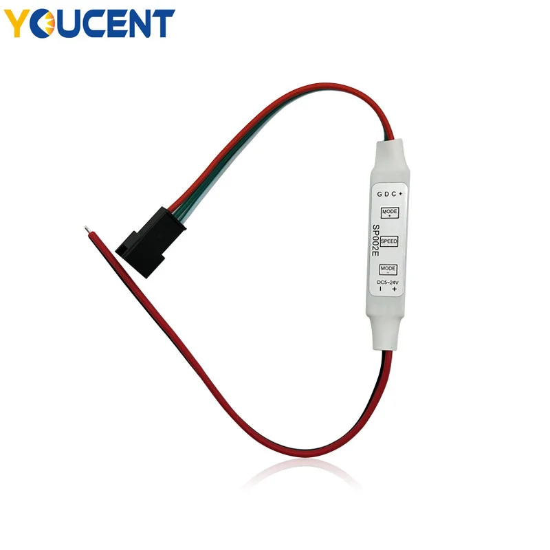 

Контроллер для светодиодной ленты WS2812B WS2811 RGB, 3-контактный разъем JST, мини-разъем, 3 клавиши, для Пиксельной светодиодной ленты, детской лампы, 1/5 шт.