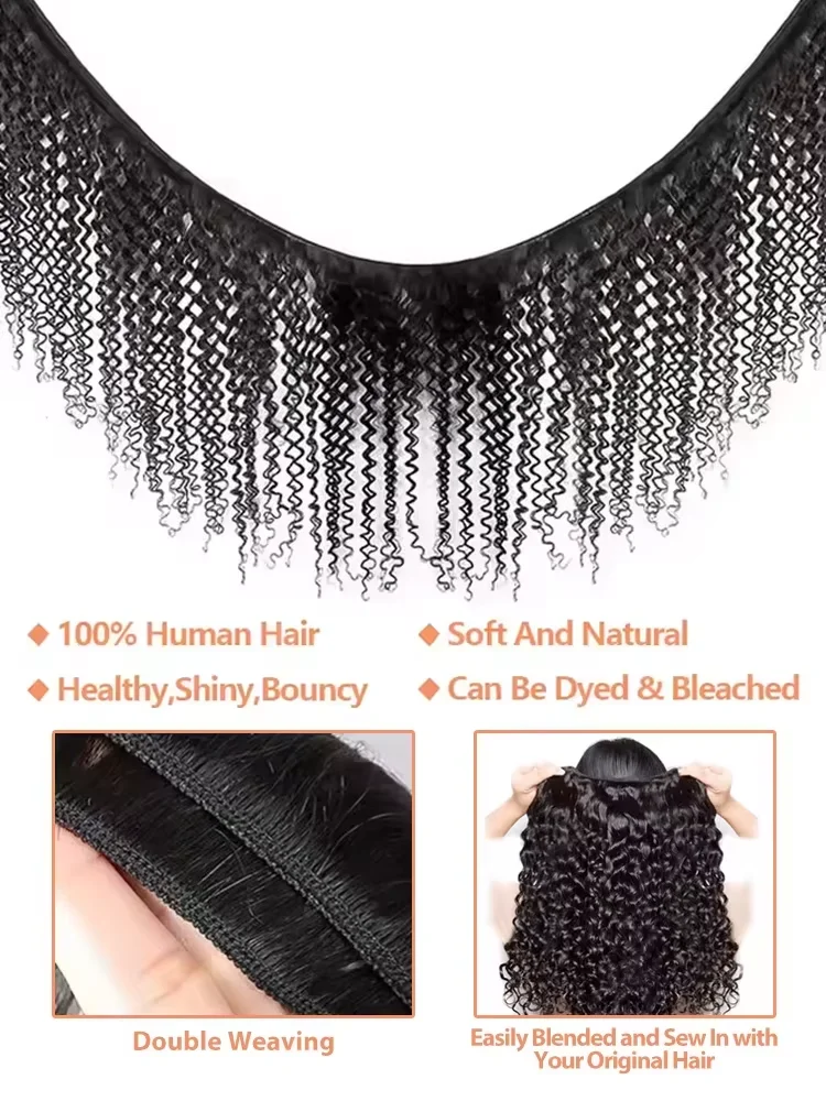 30 32 Inch burmese curly hair bundles 100% Unprocessed raw hair bundles Double Weft Deep Wave Human Hair 3 4 Bundles Extensions