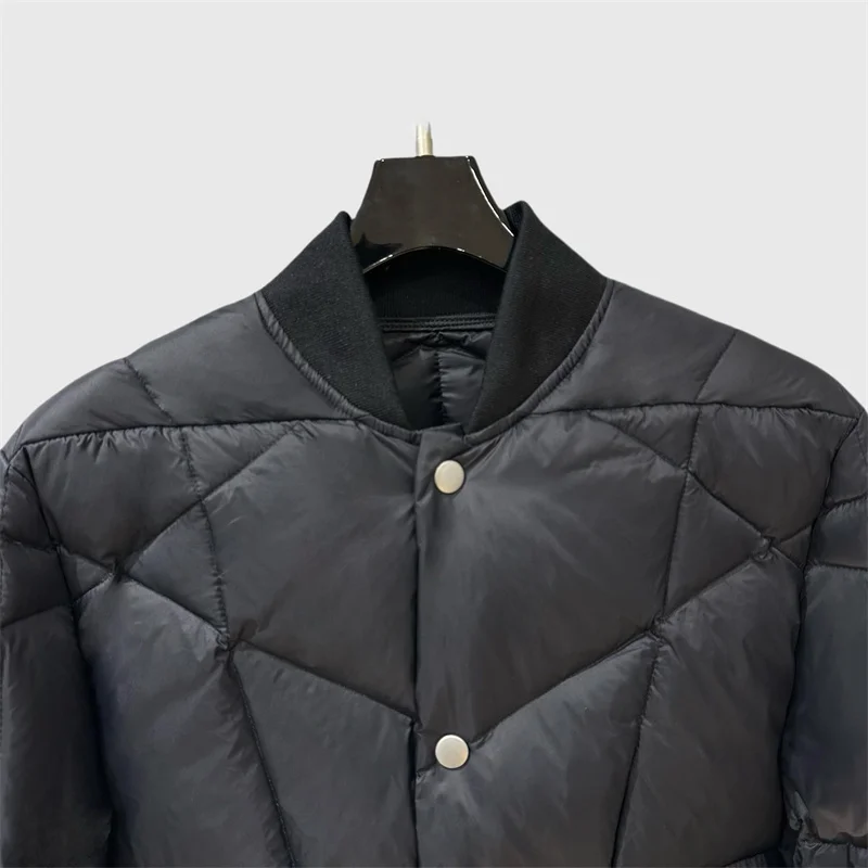 Dames winterjas 2025 Nieuwe single-breasted slim fit korte donsjas witte eendendons gevulde donsjassen y2k warme dikke jas