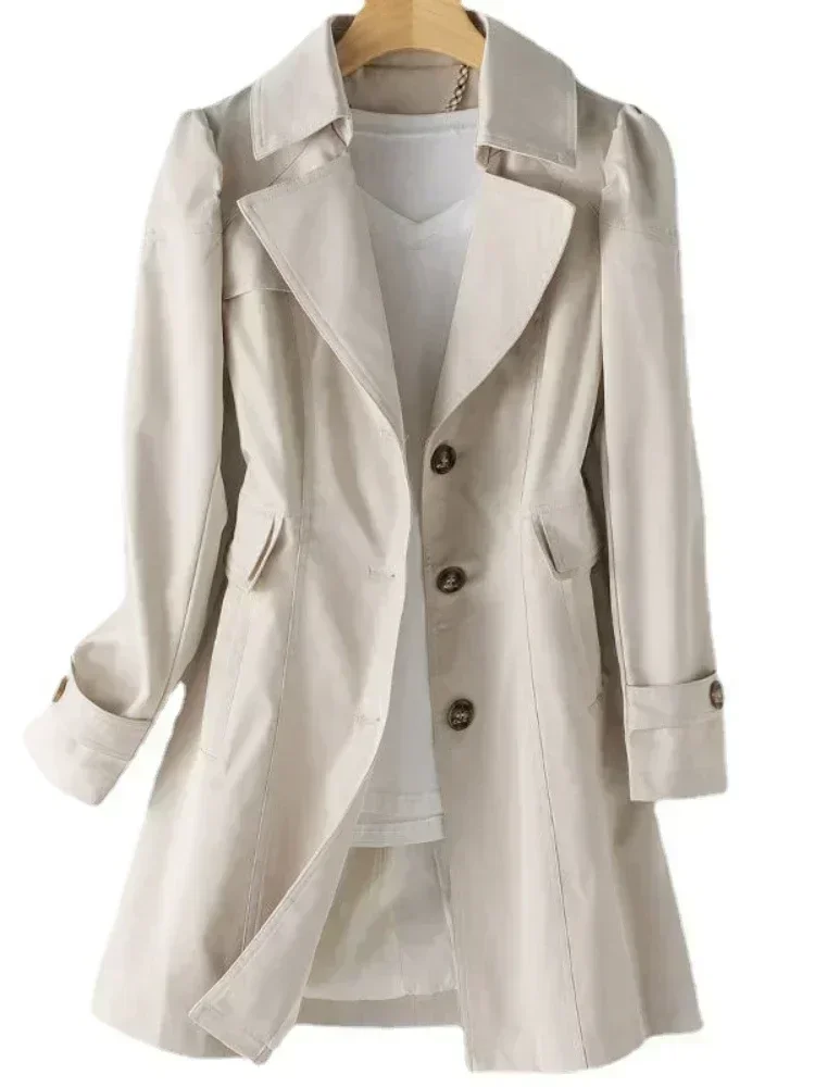 QDNIXILA Women Long Trench Coat 3