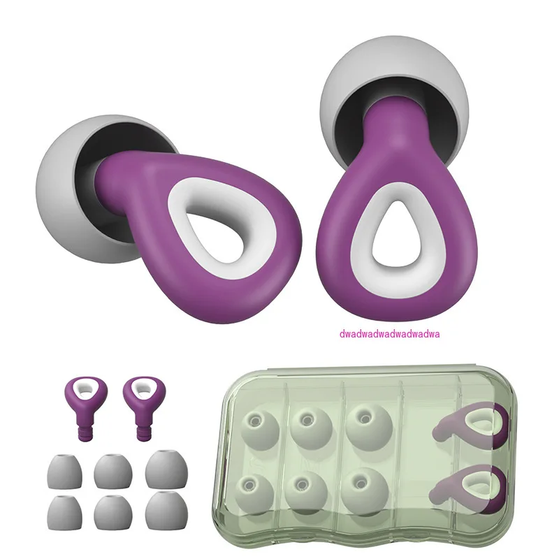 Silicone diaphragm noise cancelling earplugs SLM code earplugs