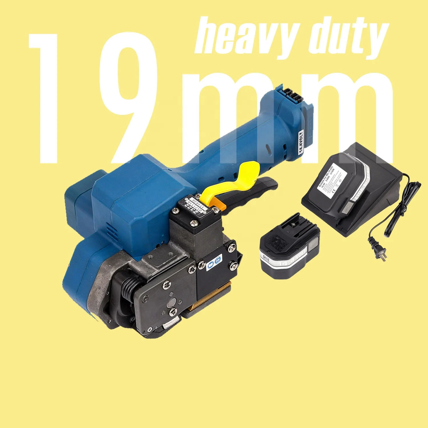 

Factory Sale and Service Heavy Duty Strapping Machine With 72W Storage Capacity and Rechargeable Battery