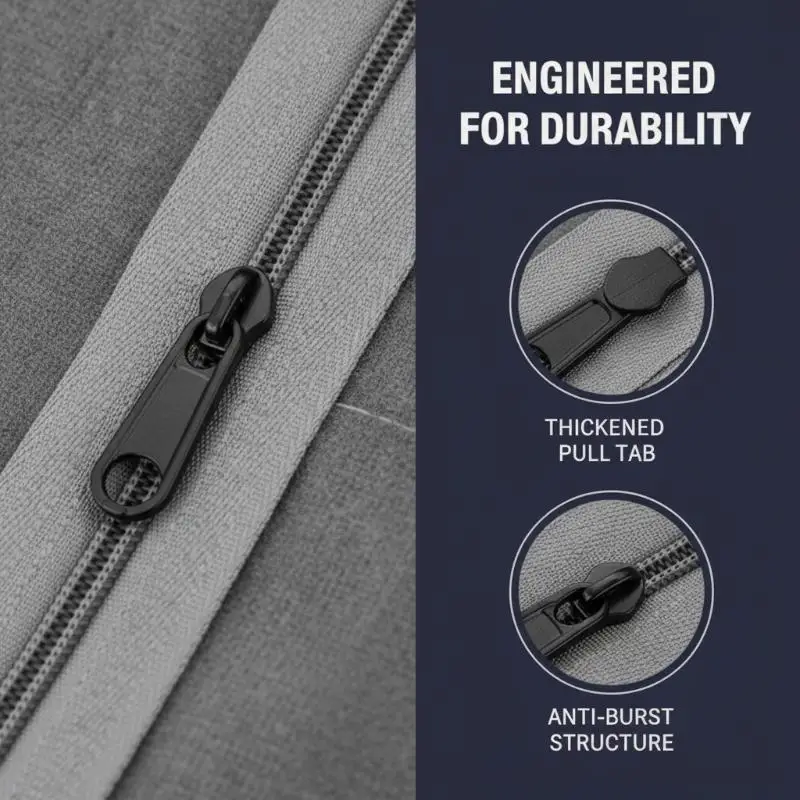 4pcs 3# 5# 8# 10# Zipper Head Zipper Repair Kit Easy Fix Zipper Slider Head Puller Closure Universal Replacement Broken Wearable