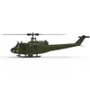 Eachine E190 1:34 UH-1 HUEY 스케일 2.4G 6CH GPS 고도 광학 흐름 포지셔닝 듀얼 브러시리스 모터 RC 헬리콥터 3