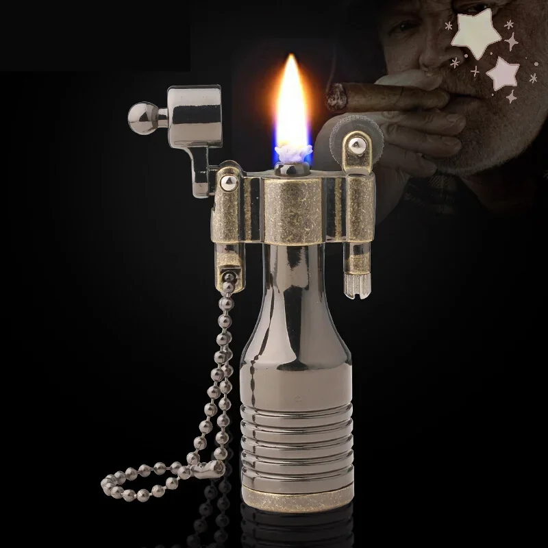 

Ретро зажигалка, шлифовальный круг, масляная зажигалка, брелок, металлическая зажигалка