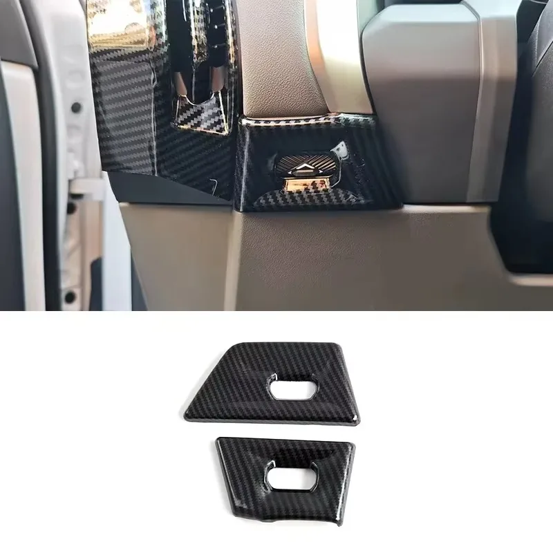 For BMW X3 G45 2025-2026 ABS Carbon Fiber Car Dashboard Side Vent Cover Trim Interior Car Accessories
