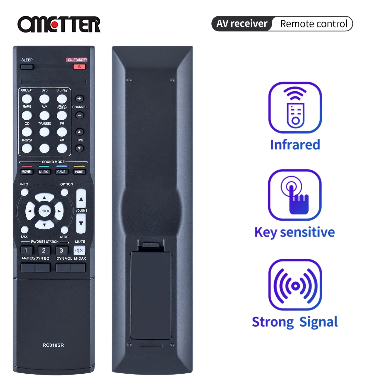 Mới RC018SR Cho Đầu Đĩa Marantz NR1403 5.1 Từ Xa Bộ Kênh Gia Đình Thu