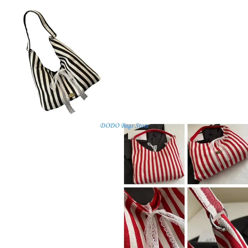 

Женская сумка, стильная сумка подмышками, полосатая сумка на плечо, простая дорожная сумка, большая вместительная сумка для для