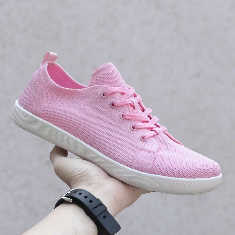 New Unisex Wider Shoes Breathable Mesh Men Barefoot Wide-toed Shoes New Flats Soft Zero Drop Sole Wider Toe Sneakes Big Size