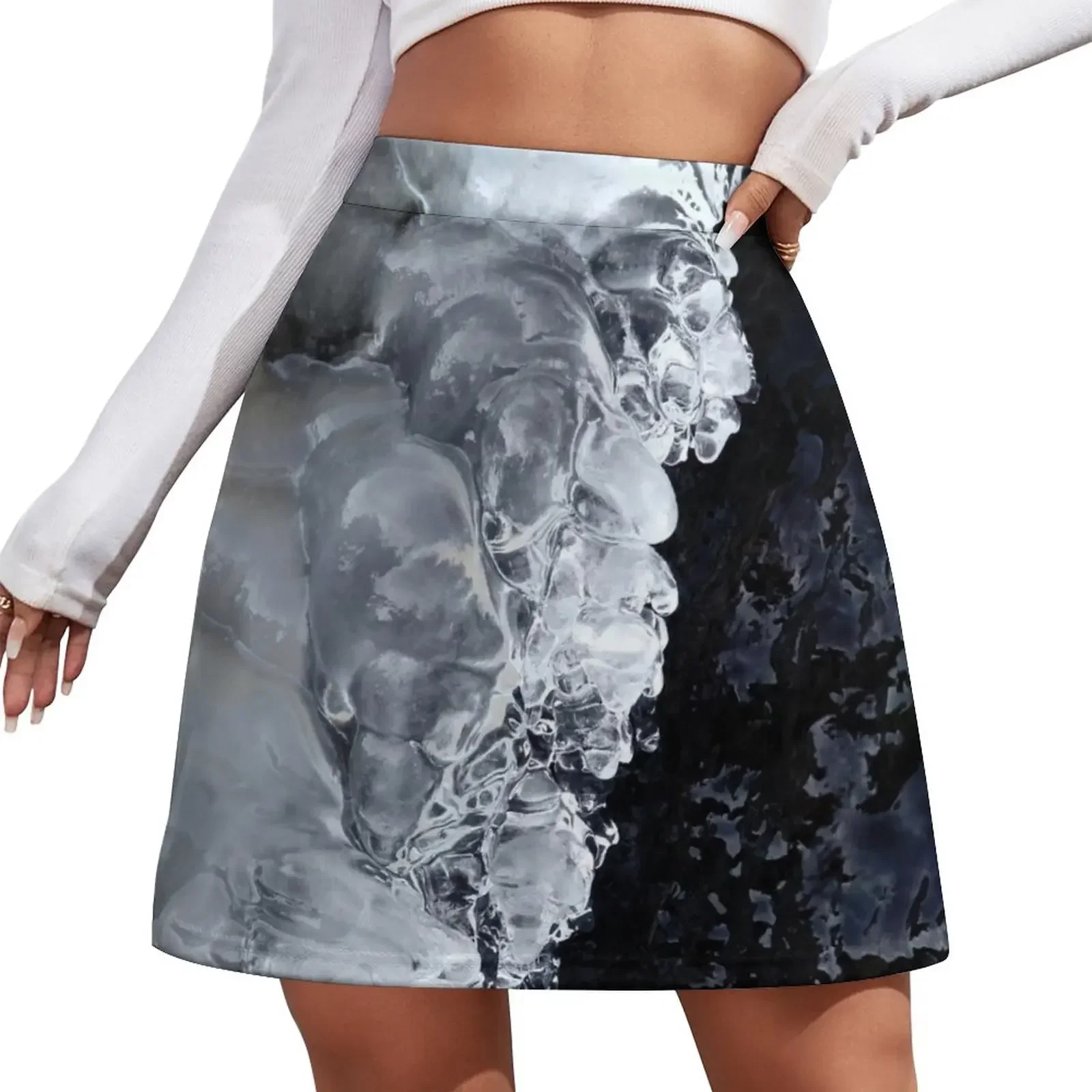 

8.2.2017: Natural Ice and Wet Stone Mini Skirt women's stylish skirts skirts korean summer clothes