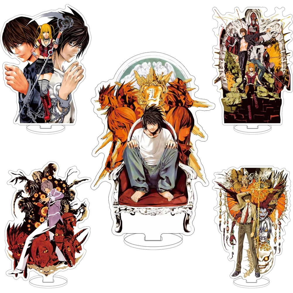 

15CM Anime Death Note Desktop Display Acrylic Stand Model Cosplay Characters Ornament Accessories Goods Collection Gifts