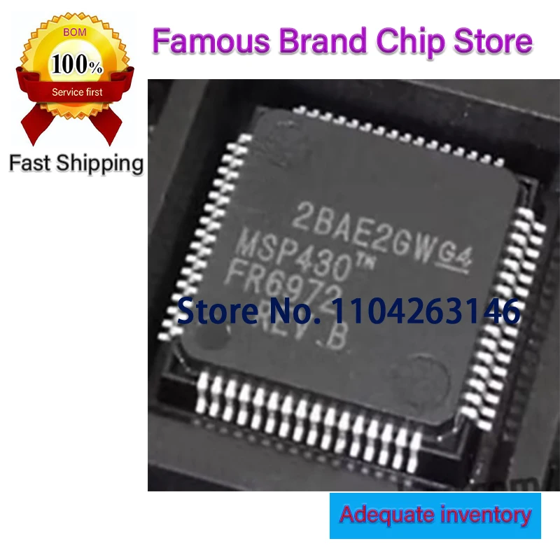 5PCS  MSP430FR6972IPMR QFP64 MSP430FR MSP430FR6972 AT89C51CC01UA-UM QFP44 AT89C51CC01UA-UM TSB41BA3BPFP TSB41BA3BTPFPEP