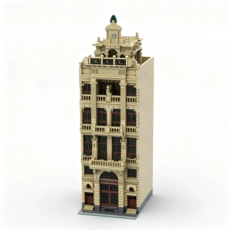 4884pcs MOC The CAT House Modu - đánh giá và giá Art Craft Idea