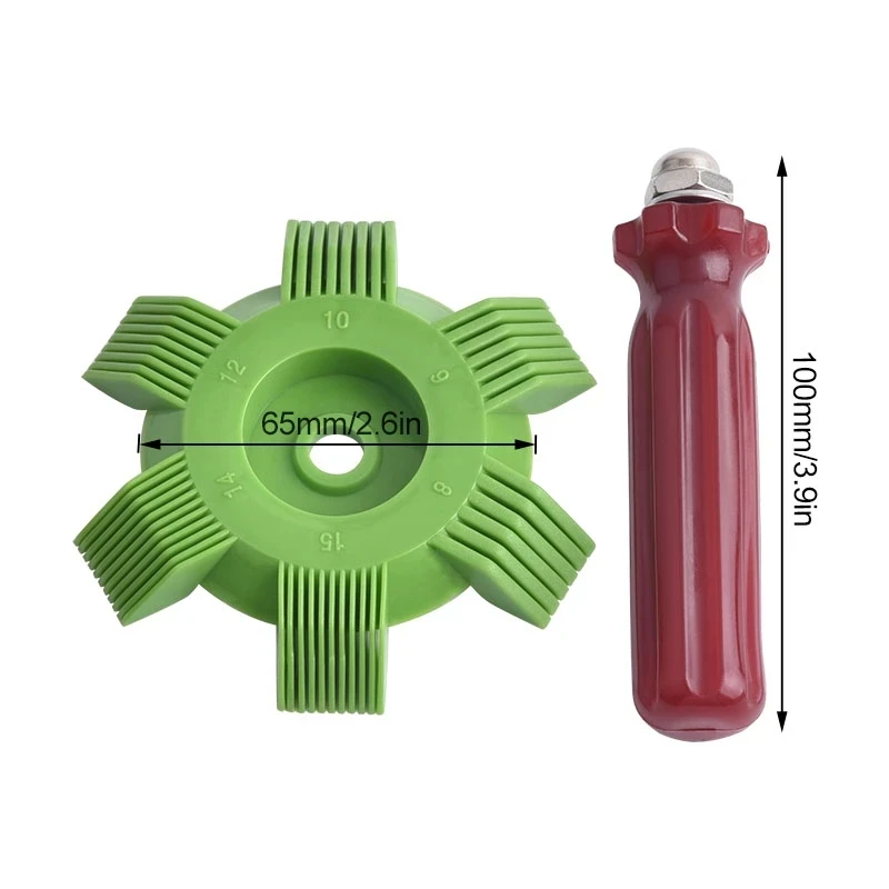 รถ A/C หม้อน้ําคอนเดนเซอร์ระเหย Fin COIL หวี Air Conditioner COIL Straightener เครื่องมือทําความสะอาด Auto Cooling