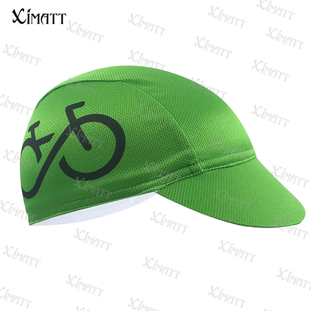 2022 XIMATT Green Fresh Style Cycling Caps Essential Hat For Outdoor Bicycle Sport Sweat-Absorbing Quick-Drying Shade Breathable