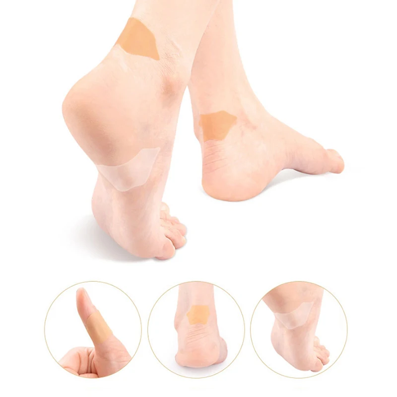 2/5/10Pcs Lip Shaped Heel Anti Wear Patch High Heeled Pointed Shoes Toe Ankle Protective Pad Invisible Foot Patch Relief Pain