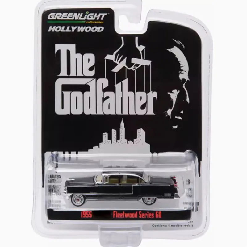 Greenlight Diecast 1:64 مقياس 1955 Cadi Fleetwood 60 سيارة فاخرة سبيكة سيارة نموذج جمع عرض لعبة الهدايا