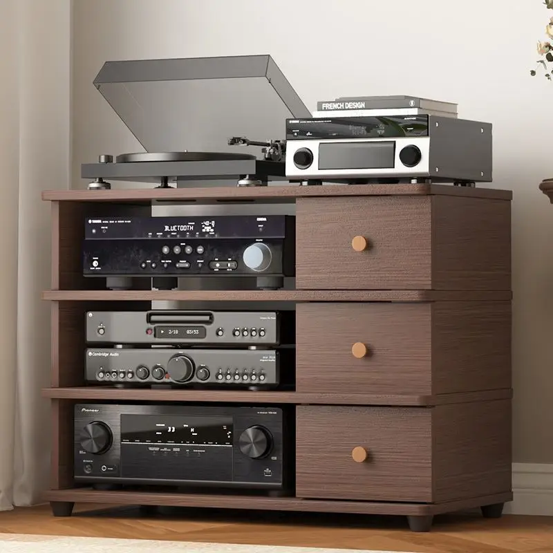 Solid wood power amplifier cabinet, bile machine rack, decoder shadow speaker cabinet