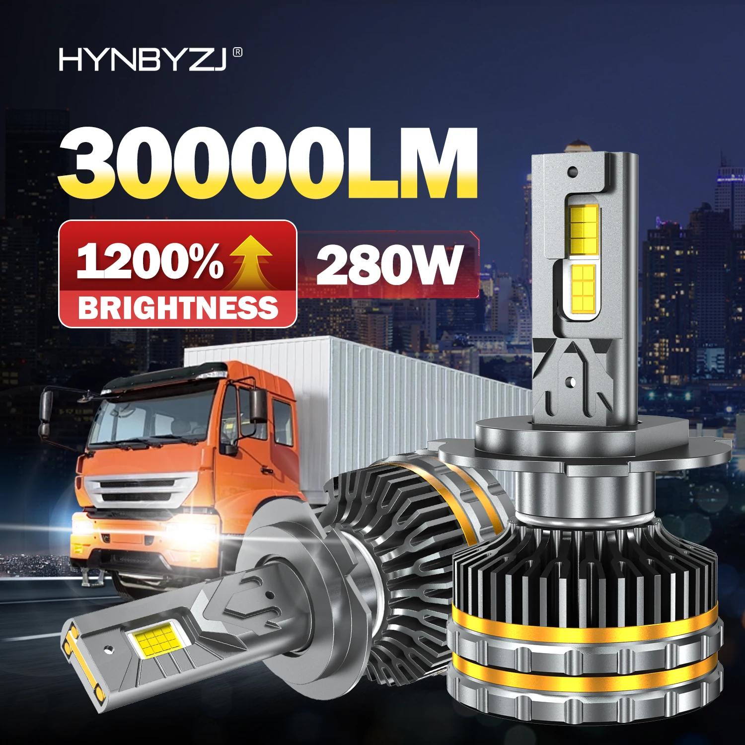 

H7 H4 LED Headlight Bulbs 280W High Power H1 H11 9005 HB3 9006 HB4 9007 9008 Super Bright Auto Headlamps 6000K White Car Lights