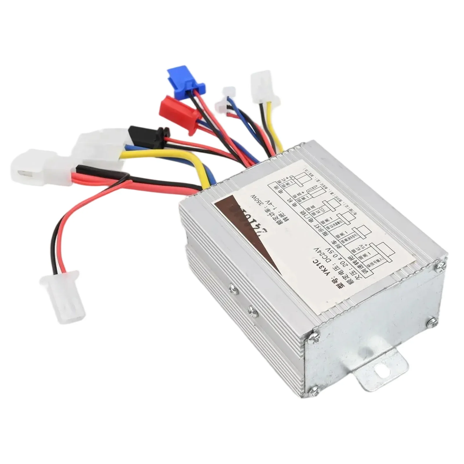 Reliable 24V/36V Brushed Motor Controller for Electric Bicycles 350W Control Unit with User Friendly Interface