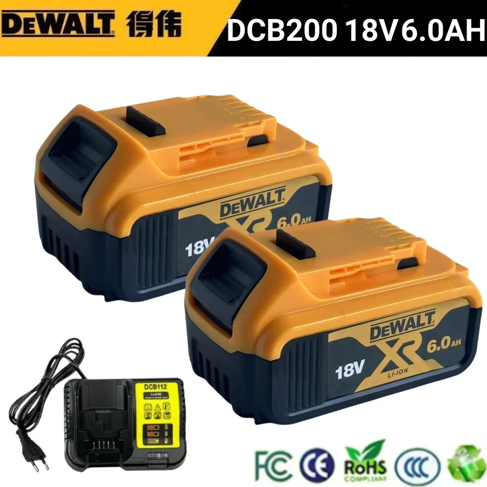 100 % brandneuer Hochleistungs-Original-DEWALT DCB203 18 V/20 V 6 Ah Lithium-Ionen-Akku für Dewalt