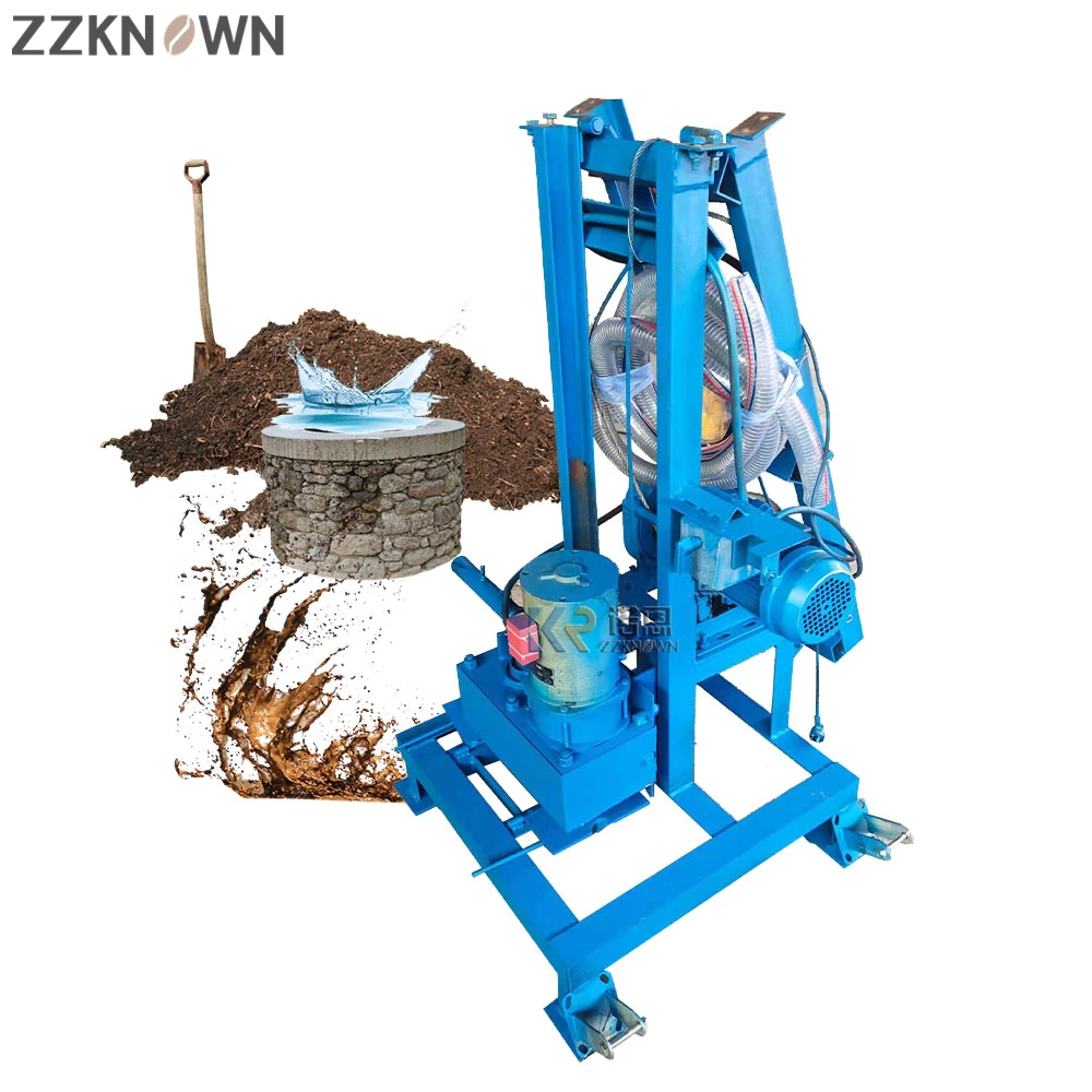 

Rig Borehole Drilling Machine Well Water Well Drilling Machine Crawler Drill Rigs For Water Gold Mining Foldable