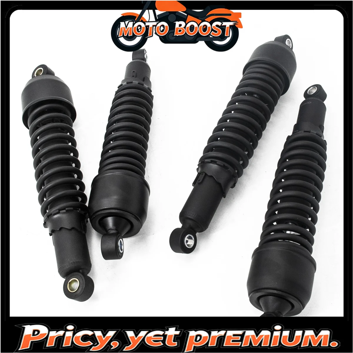 【Premium quality】335mm 370mm hole to hole length 7.5mm Spring Motorcycle Shock Absorbers Interchangeable Part