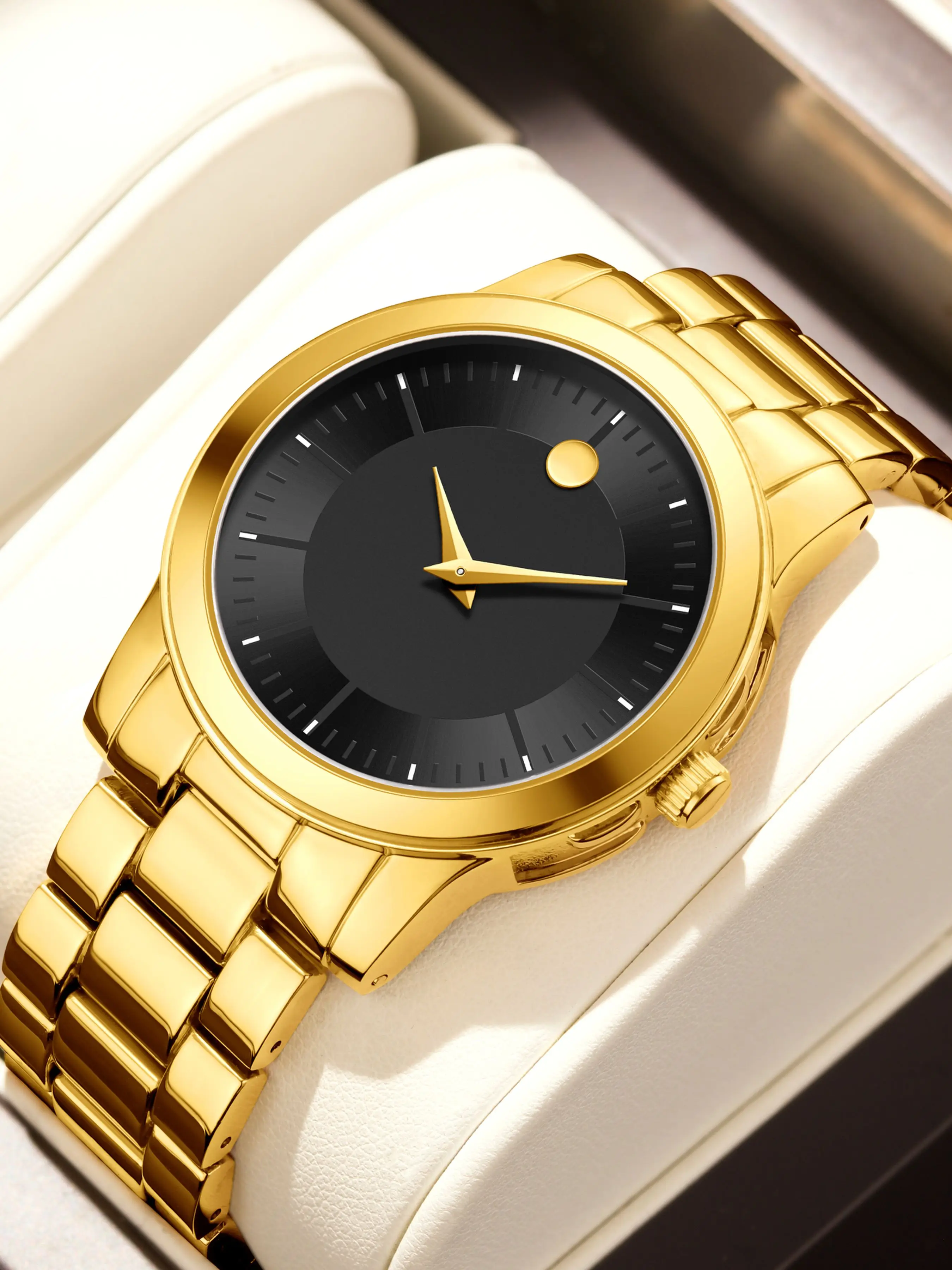 YaLaLuSi Fashionable ladies’ watch with a minimalist dial design elegant steel bracelet and quartz movement reloj