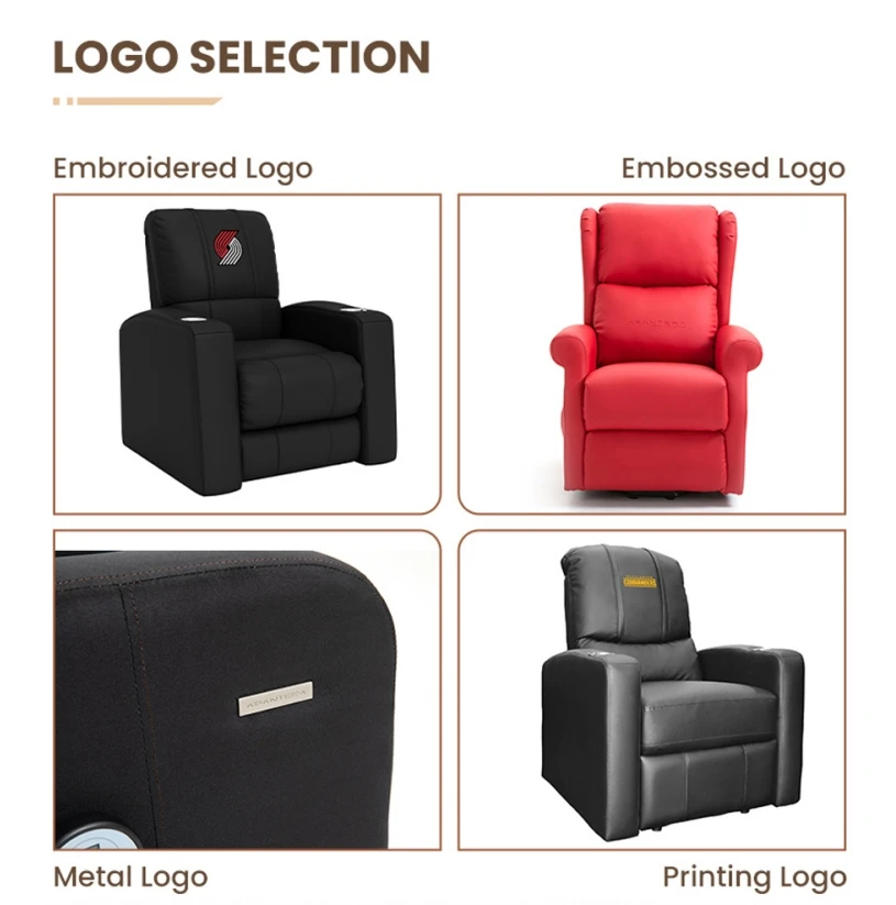 Newest Design Multifunctional Office Powered Massage Recliner Sofa Chair With Foot Rest view 5