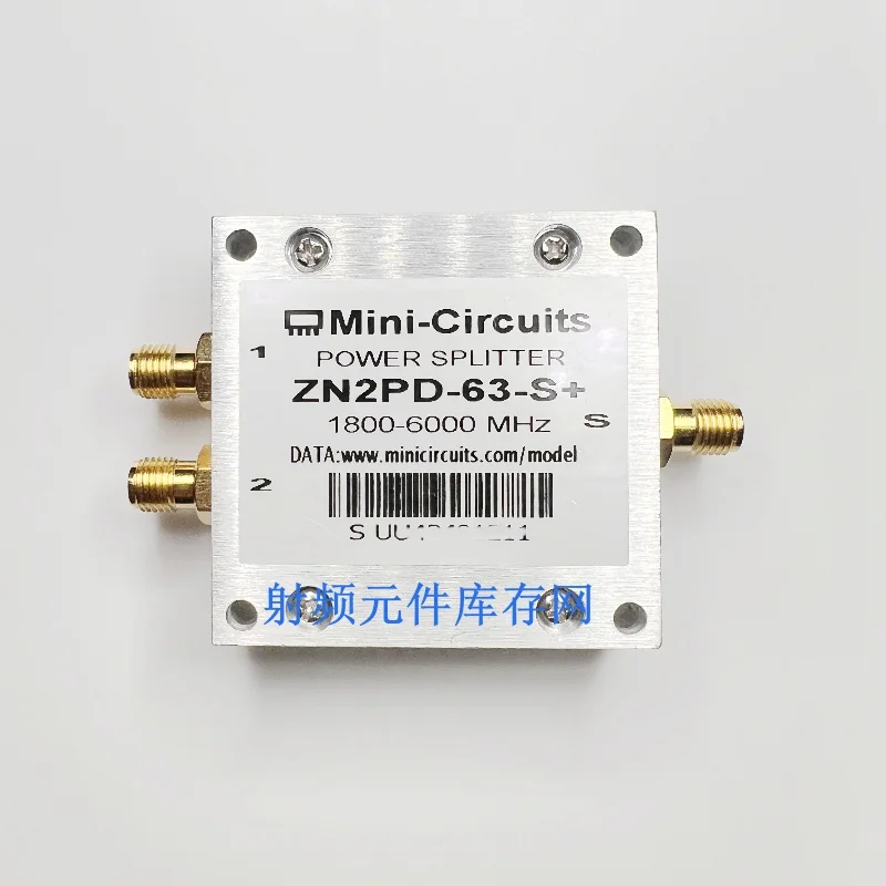 Mini  ZN2PD-63-S+ 2 Ways DC Pass Power Splitter 1800 - 6000 MHz  50Ω