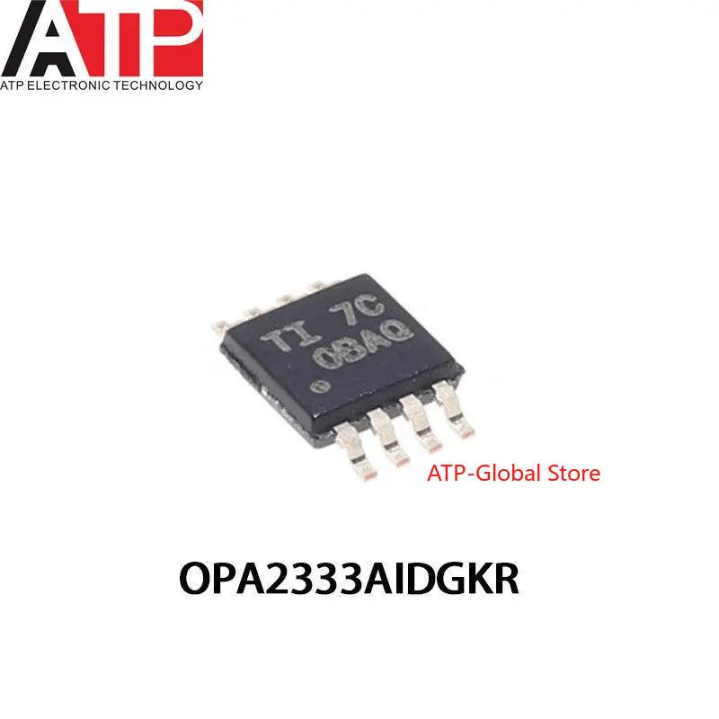 10pcs OPA2333AIDGKR OPA2333 OBAQ VSSOP-8 Original inventory of integrated chip IC