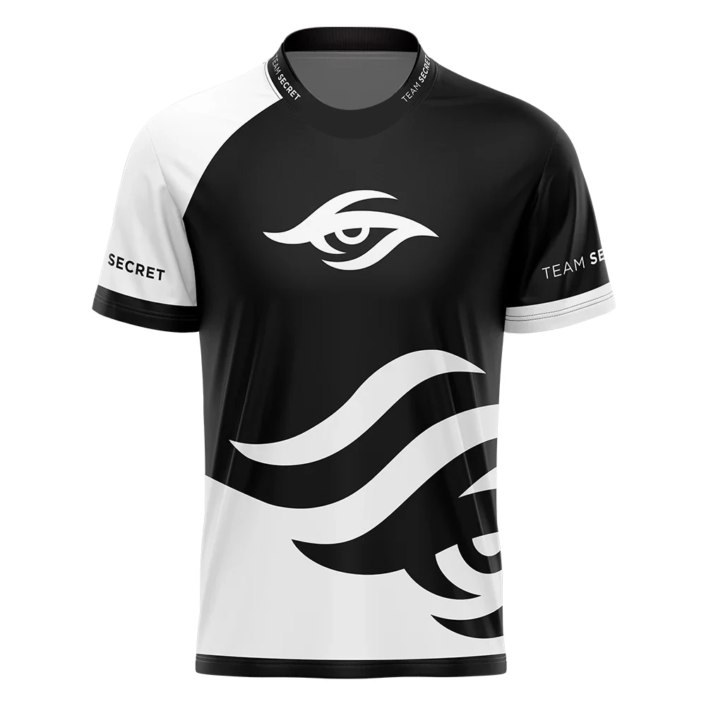 Dota2 Esports Team Team Secret Training Jersey Uniforms Men's Sports Breathable Tops Street Wear Oversized T Shirts Fans Gifts