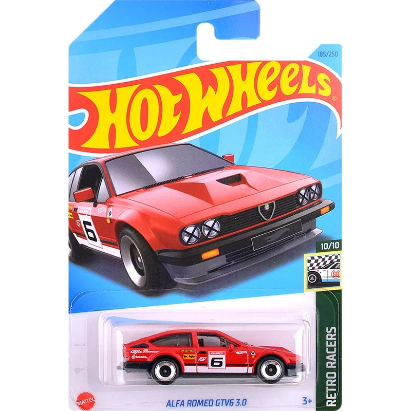 Hot Wheels Toy Car 1:64 Hotwheels Super Car Alfa Romeo GTV6 3.0 And More Toys For Boys