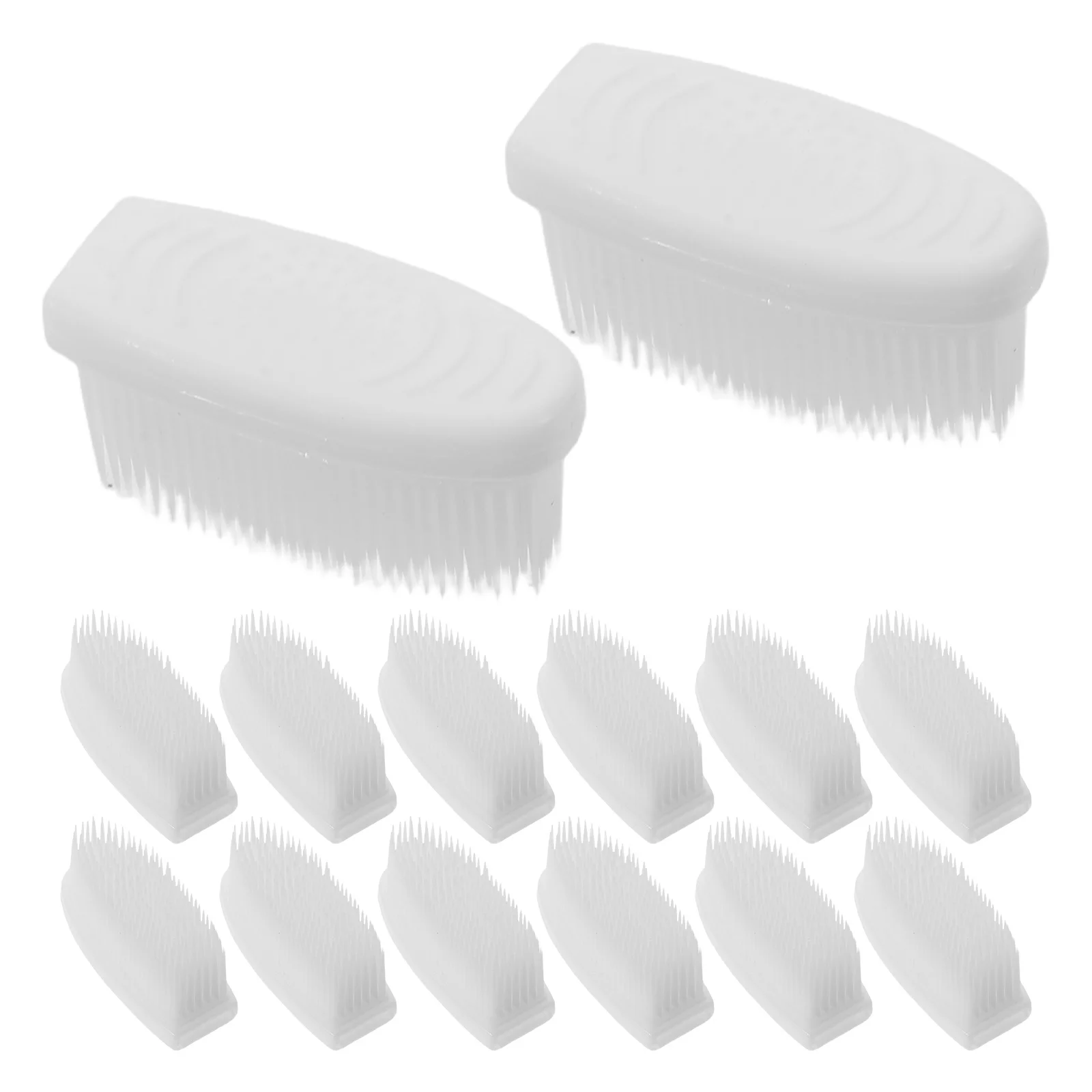 

30pcs Silicone Toothbrush Heads Ultra Soft Nano Bristles For Sensitive Gums Replacement Manual Brush Heads For Travel Hotel