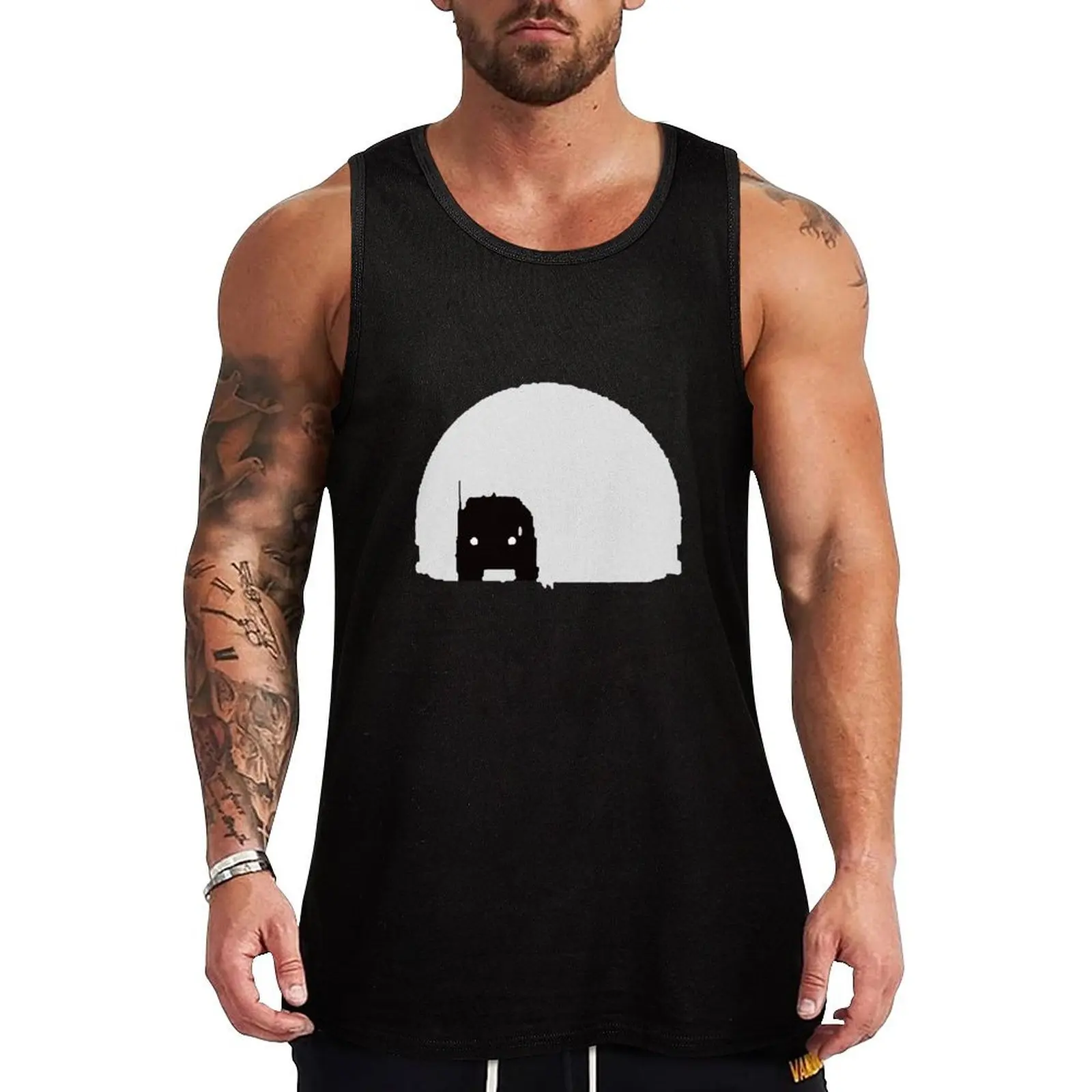 

Awesome Duel Movie Design! Tank Top basketball Men's sleeveless gym shirts Men's vest gym shirt man
