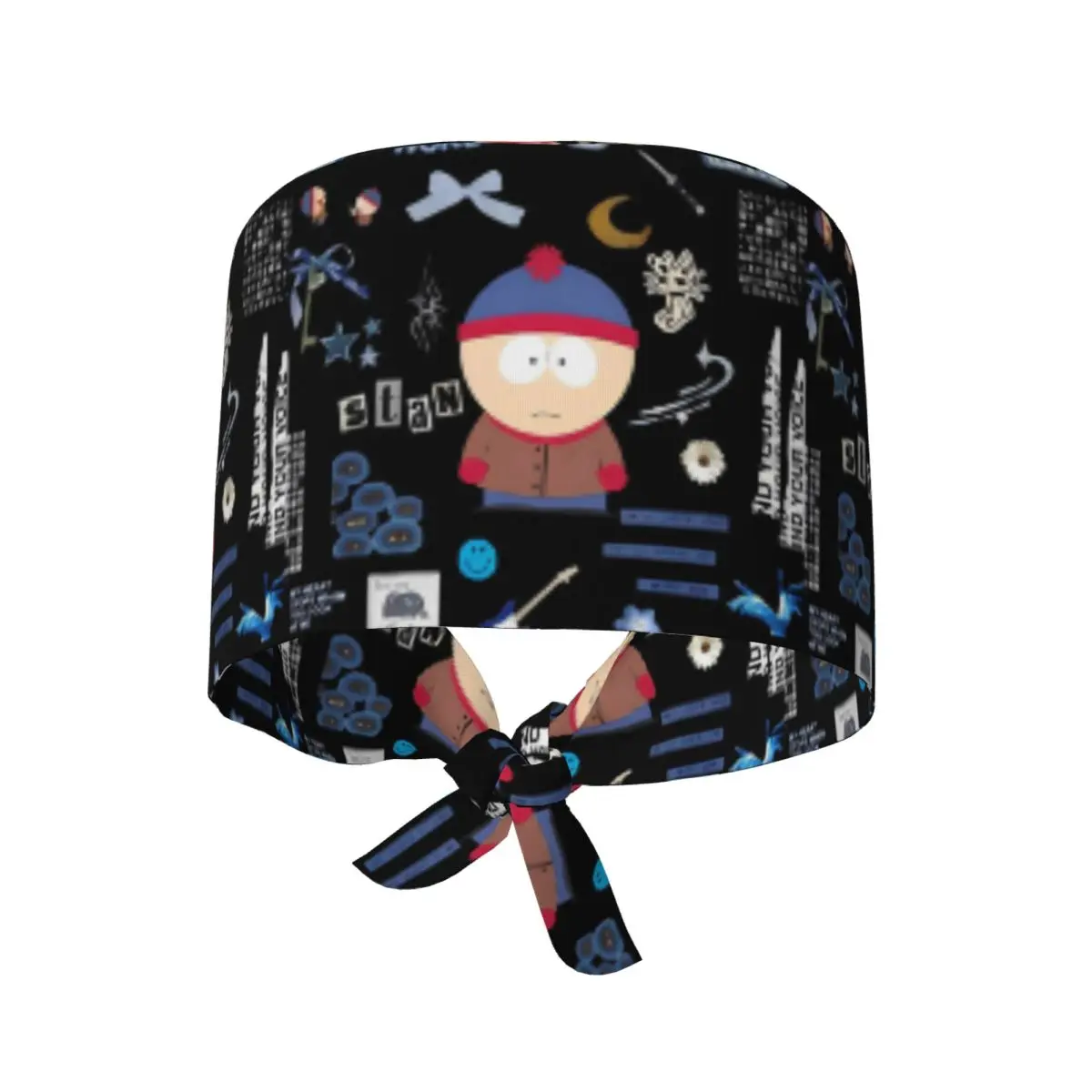 Cappelli da Infermiera SouthParks, Berretto Medico Casual Traspirante Unisex con Laccetti Posteriori per Donne, Cappelli da Lavoro