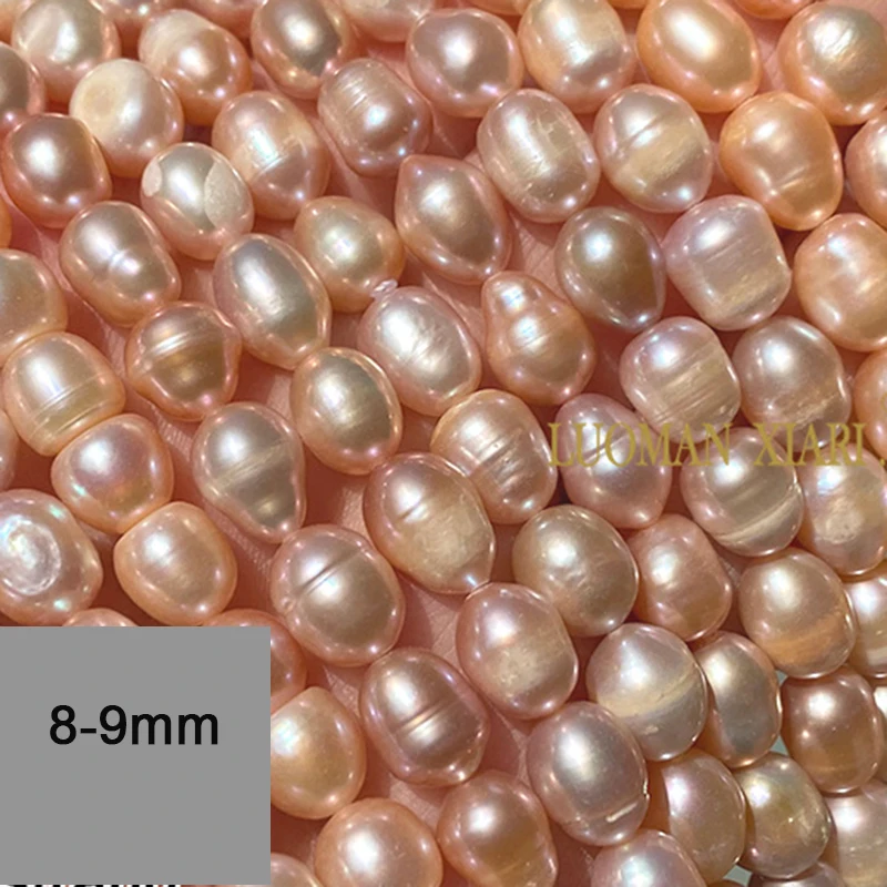 3-11MM 1pack Natural Rice Shape Freshwater Pearls Loose Spacer Beads for Jewelry Making Diy Bracelet Earrings Accessories Charms