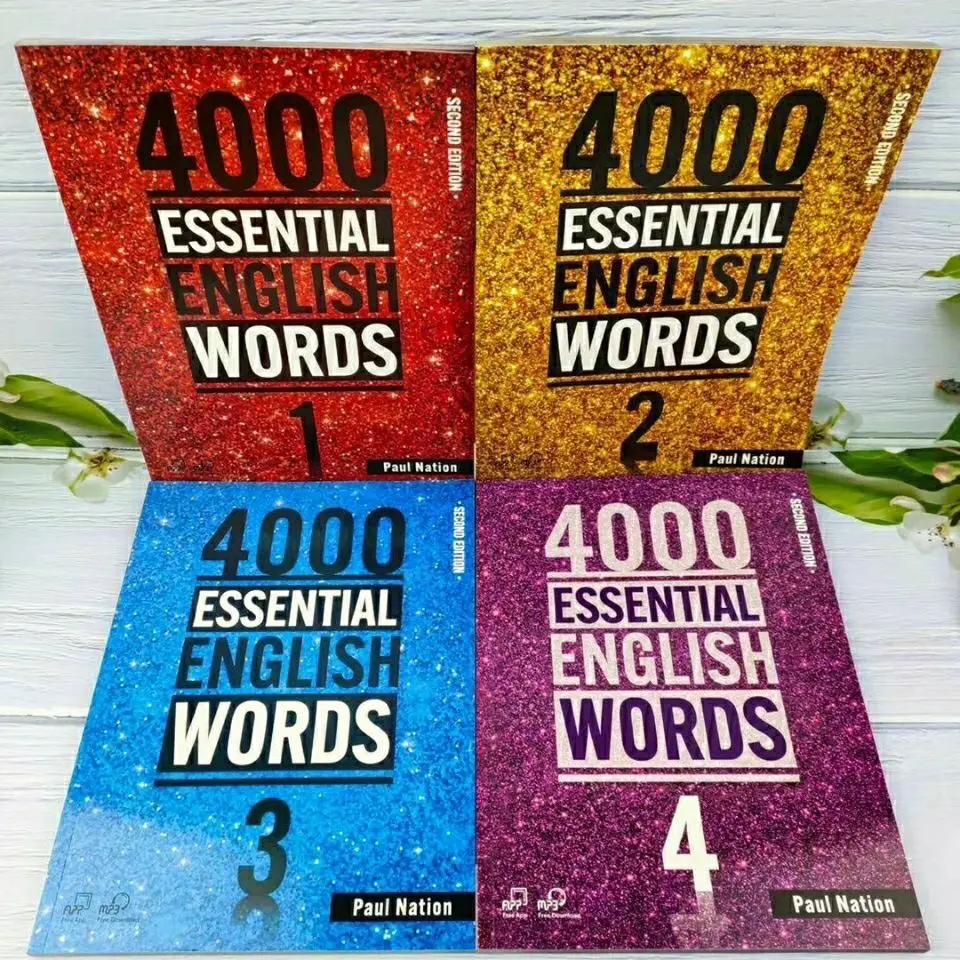 New 6 Books/Set 4000 Essential English Words Level 1-6 IELTS Core Words English Vocabulary Book